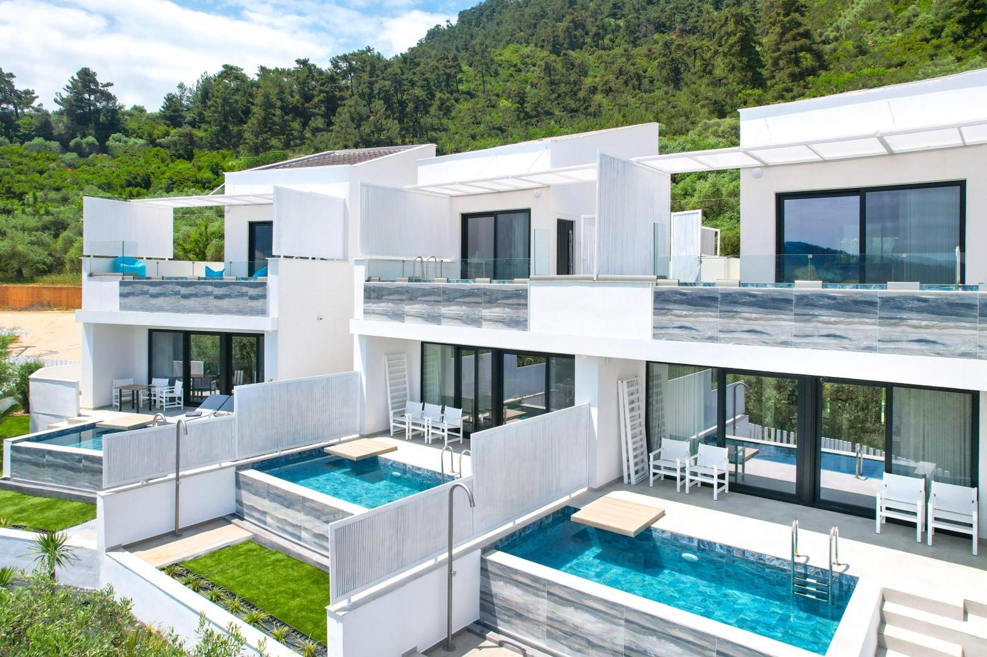 Mythodea Prive Luxury Suites Chrysi Ammoudia Exterior photo