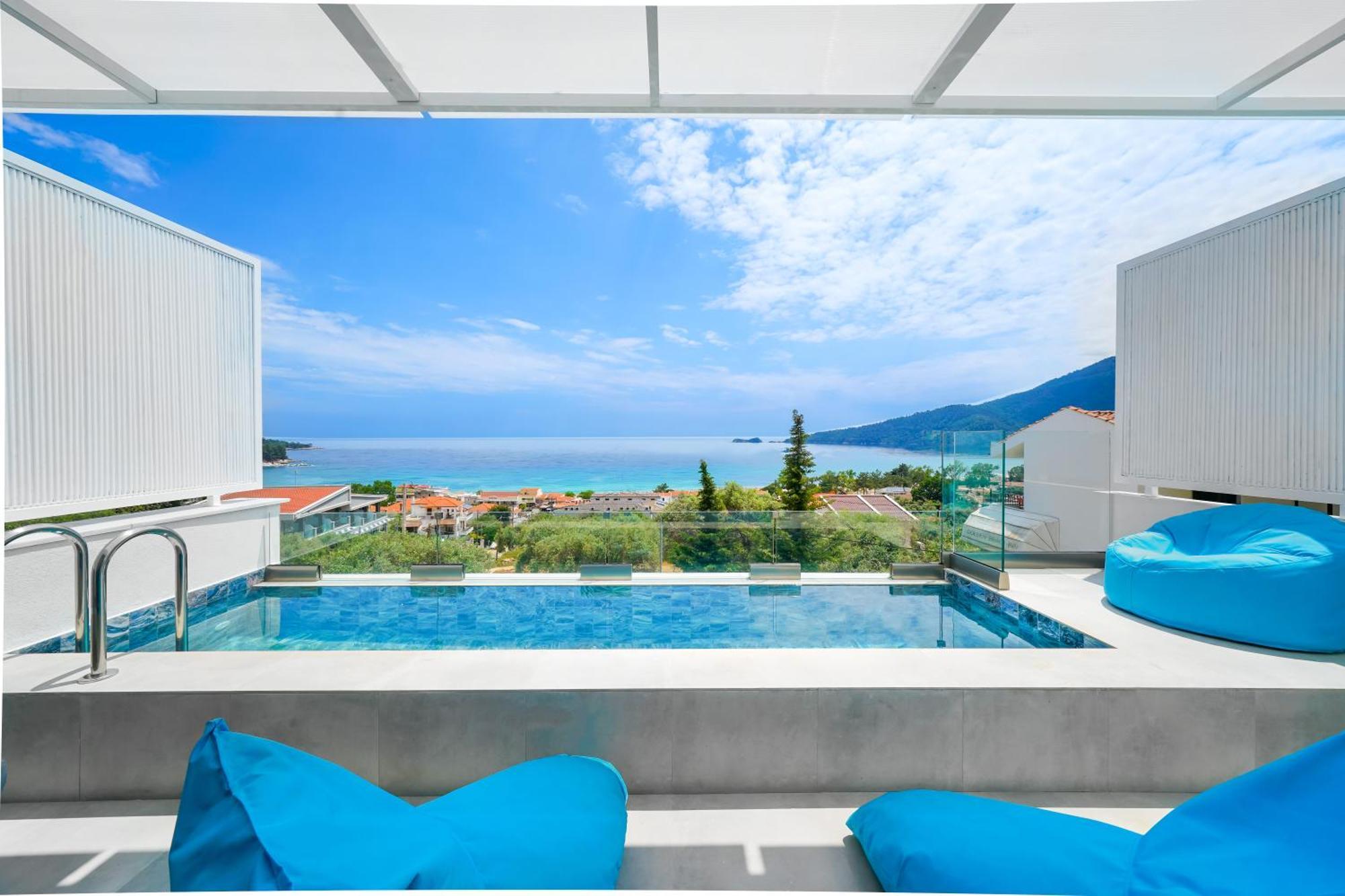 Mythodea Prive Luxury Suites Chrysi Ammoudia Exterior photo