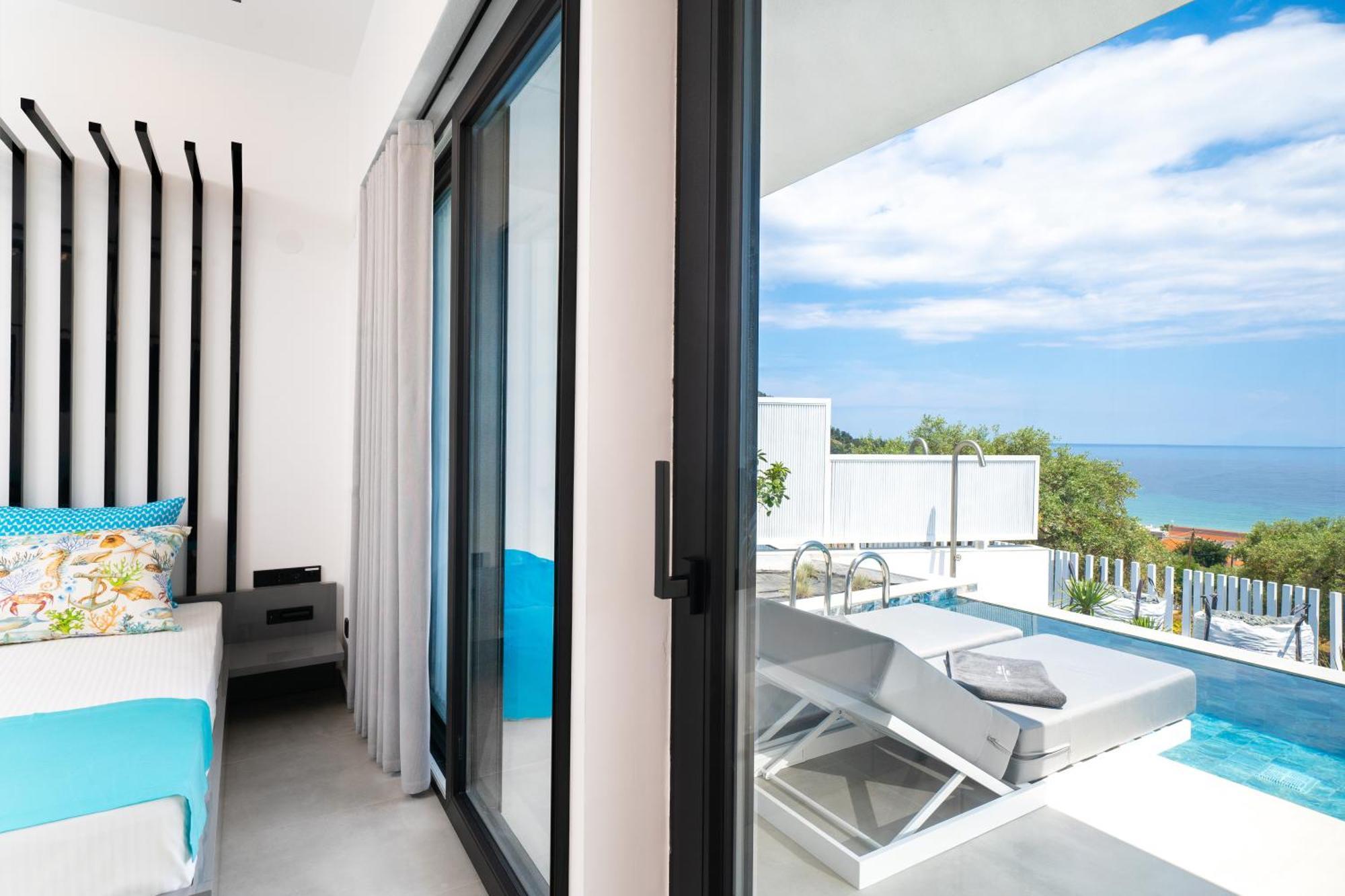 Mythodea Prive Luxury Suites Chrysi Ammoudia Exterior photo